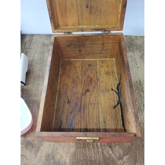 Vintage GRIFFIN SHINEMASTER Shoe Shine Box working latch - Picture 9 of 11